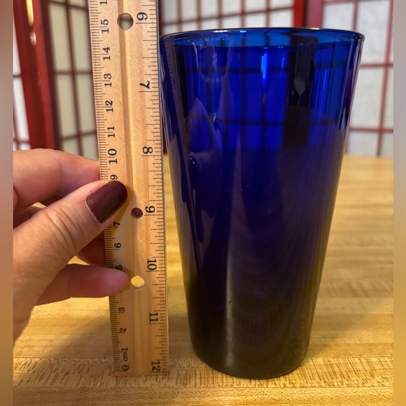 Single Libbey Cobalt Blue 5 3/4 High Ball Glass - Picture 5 of 5